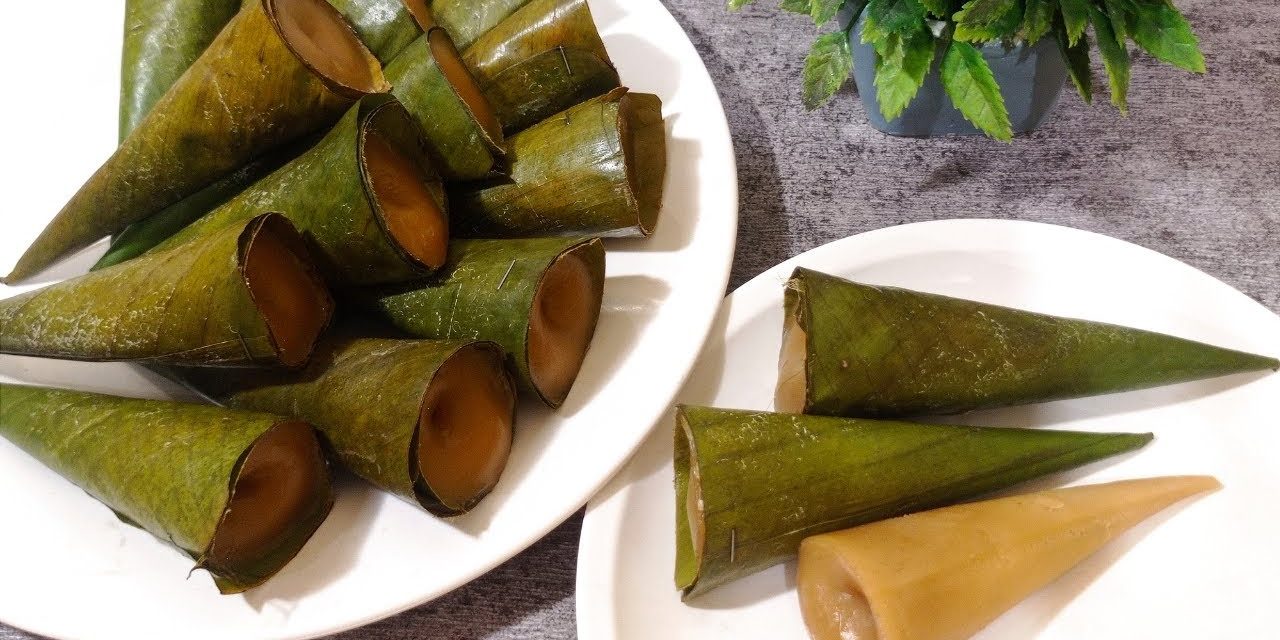 Kue Pasung Khas Banten: Kuliner Berbentuk Kerucut Daun Pisang
