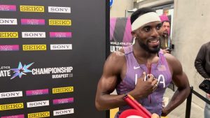 Kenny Bednarek Tumbangkan Oblique Seville Di 100 Meter