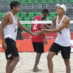 Sofyan Rachman/Bintang Akbar Melaju Di Voli Pantai Asian Games
