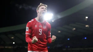 Rasmus Hojlund Jadi Pemimpin Generasi Baru Timnas Denmark